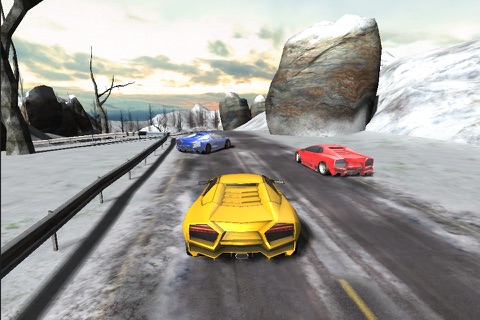 Car Racing Winter PRO screenshot 2