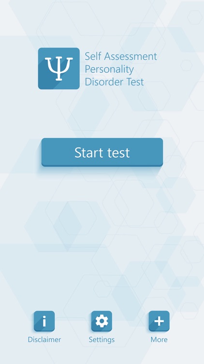 Self Assessment Personality Disorder Test