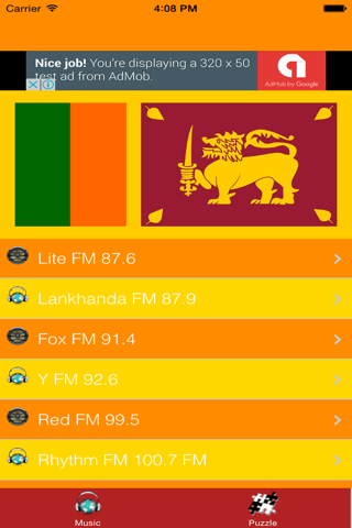 Sri Lanka Radio Stations - free  the best music screenshot 2