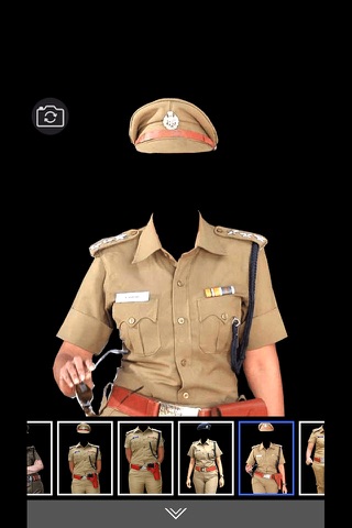Women Police Suit - Photo montage with own photo or camera screenshot 2