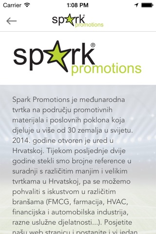 Spark Promotions Nogomet App screenshot 2