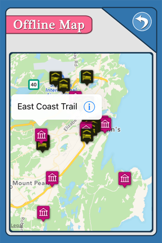 Newfoundland Island Offline Map Tourism Guide screenshot 2