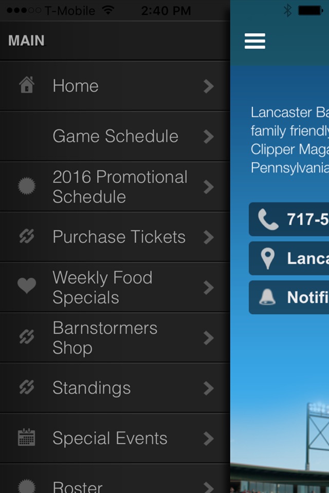 Lancaster BarnstormersBaseball screenshot 2