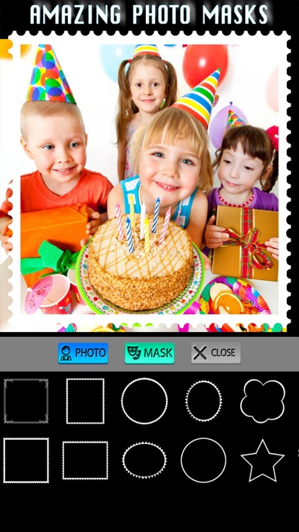 Birthday Photo Collage and Stickers