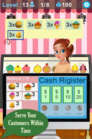 Bakery Cashier Blitz : best supermarket coffee salon game For Kids screenshot 4