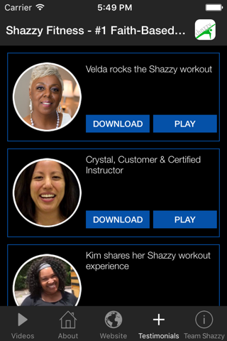 Shazzy Fitness - #1 Faith-Based Workout screenshot 3