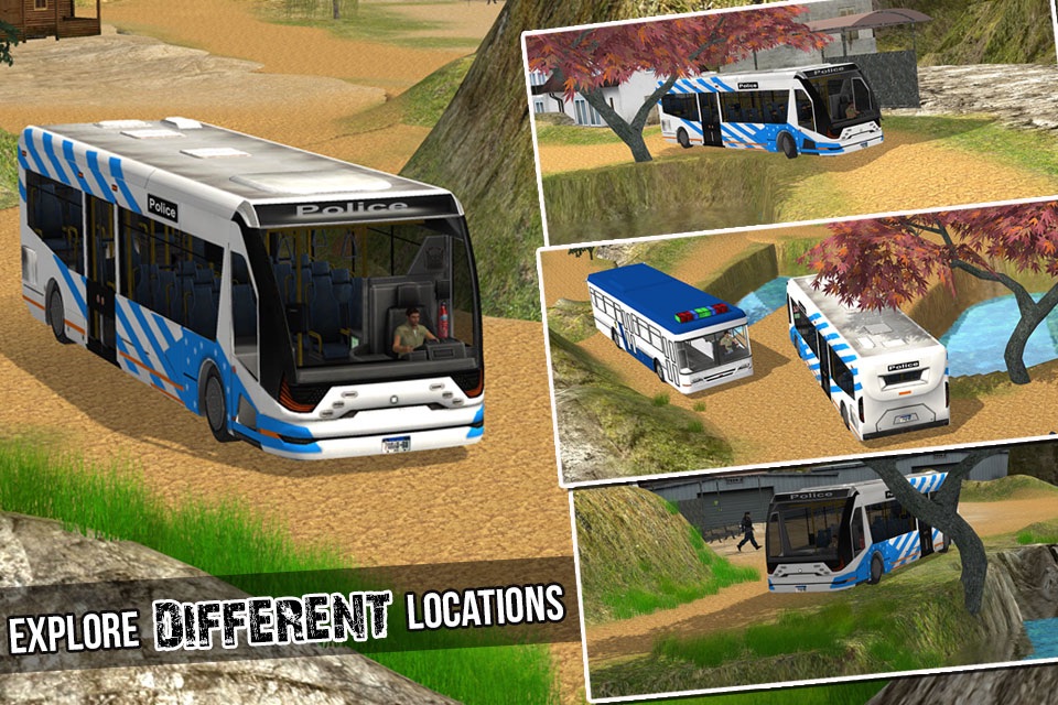 Police Bus Offroad Driver screenshot 3