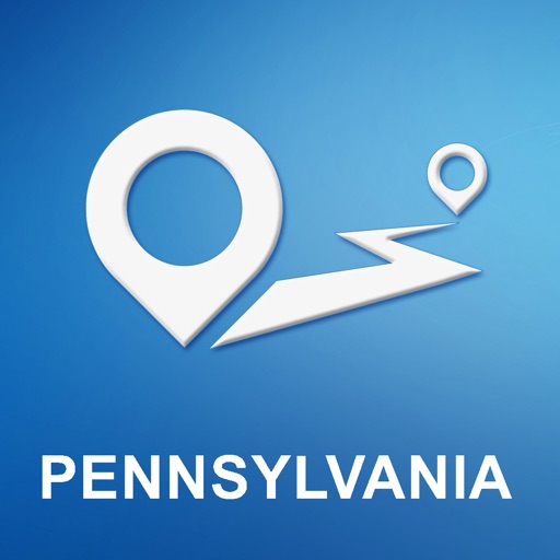 Pennsylvania, USA Offline GPS Navigation & Maps icon