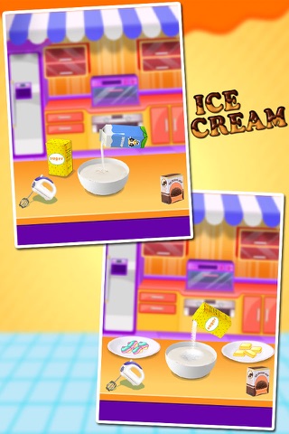 Frozen Ice Cream Maker Homemade cooking recipe - Cooking games for kids screenshot 3