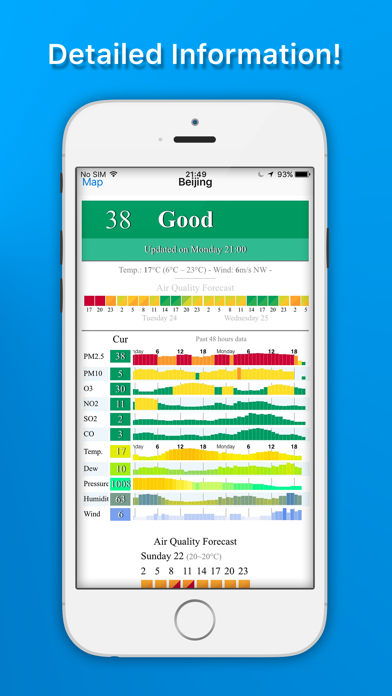 Air Quality Index – International PM-Pollution Screenshot 2