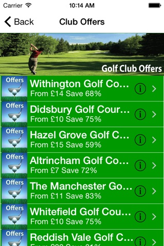 Manchester Golf Clubs screenshot 3