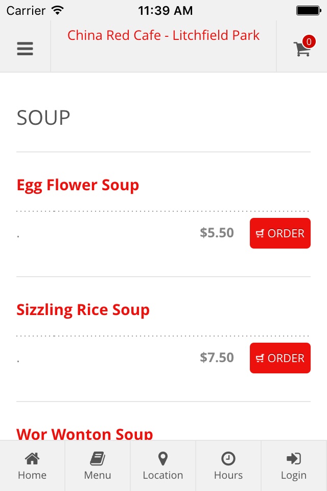 China Red Cafe - Litchfield Park  Online Ordering screenshot 3