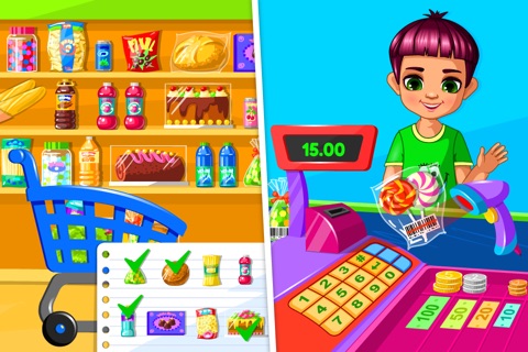 Supermarket Game - Shopping screenshot 2