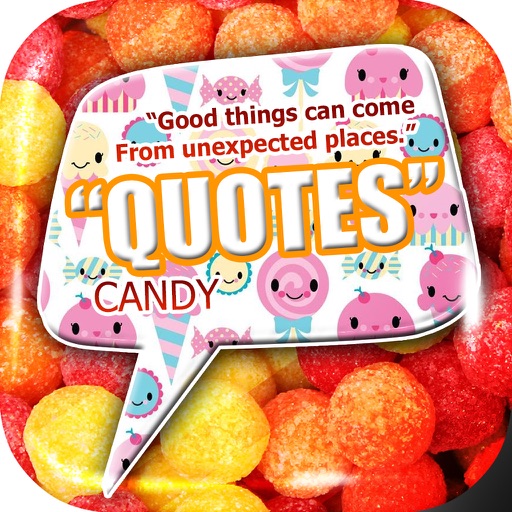 Daily Quotes Inspirational Maker “ Sweet Candy ” Fashion Wallpapers Themes Pro icon