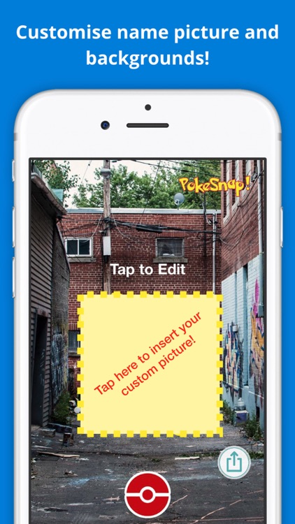 PokeSnap - Screen maker for Pokemon go style pictures!