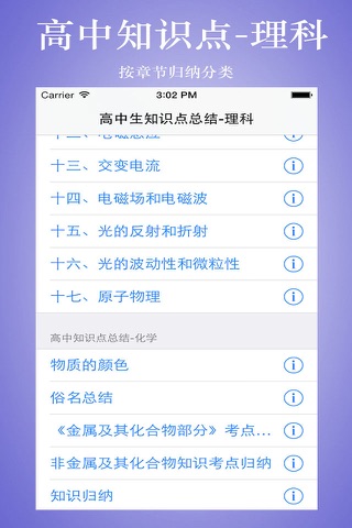 高中知识点总结大全-理科 screenshot 3