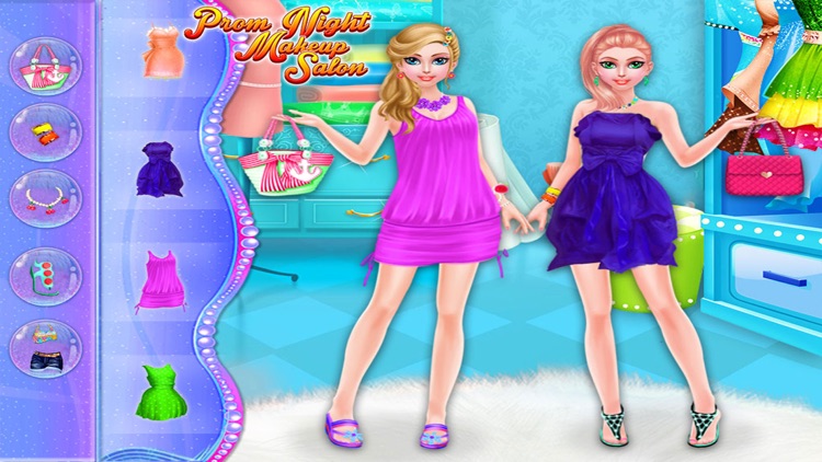 Prom Night Makeup Salon - Princess Party for Virtual Makeover Girls game screenshot-3