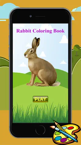 Game screenshot Coloring Book Rabbit free game for kids mod apk