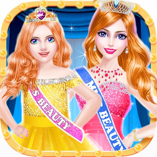 Sisters Beauty Contest - Pageant Queen Salon: Royal SPA, Makeup & Dressup Girls Game for FREE Icon