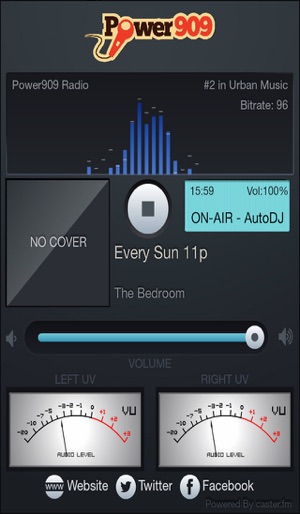 Power909 Radio Player