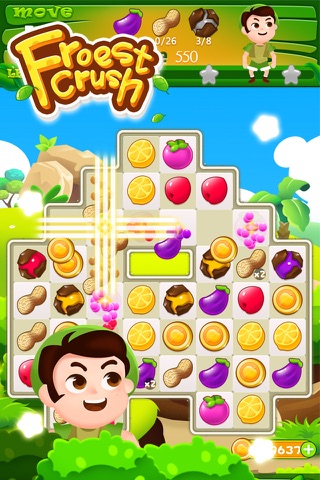 Forest Crush-Best Fun Candy for Free 3 Match Games screenshot 4