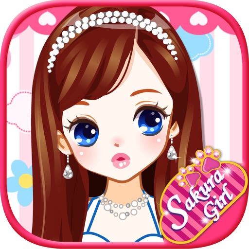 Sakura Girl - Sweet Princess Dressup Salon, Cute Beauty Free Games icon