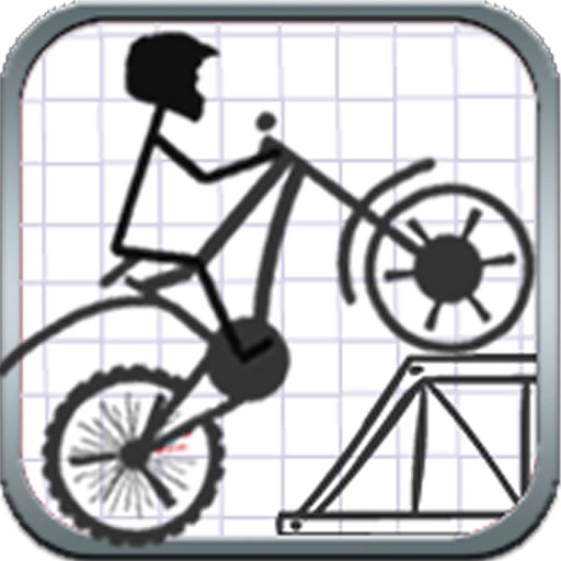 Stickman Stunt Bike Icon