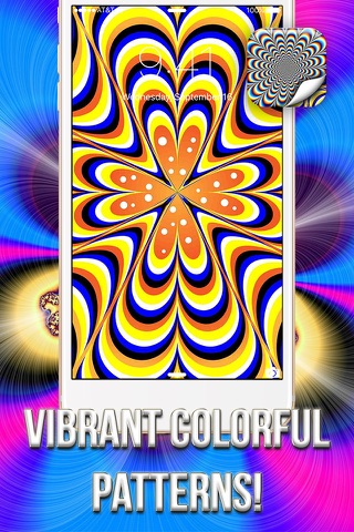 Psychedelic Wallpaper Art – Hypnotic Background Pics for Optical Illusions and Eye Trick.s screenshot 4