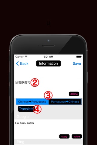 Chinese to Portuguese Translator - Portuguese to Chinese Language Translation & Dictionary screenshot 2