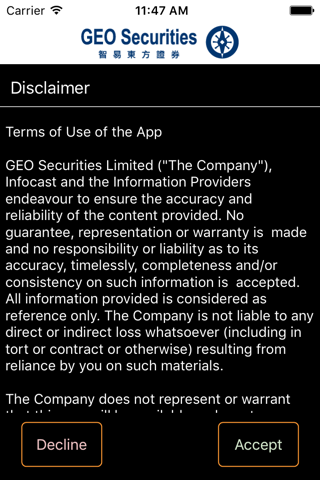 GEO Securities Limited screenshot 3