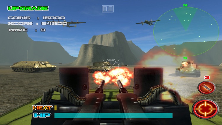 Allied WWII Base Defense - Anti-Tank and Aircraft Simulator Game PRO