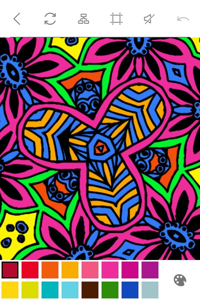 Mandalas to Color - Stress Relievers Relaxation Techniques Coloring Book for Adults screenshot 4