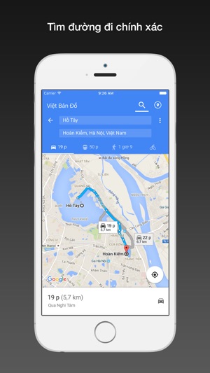 Việt bản đồ for Google Maps - Bản đồ Việt Nam,HN,TPHCM