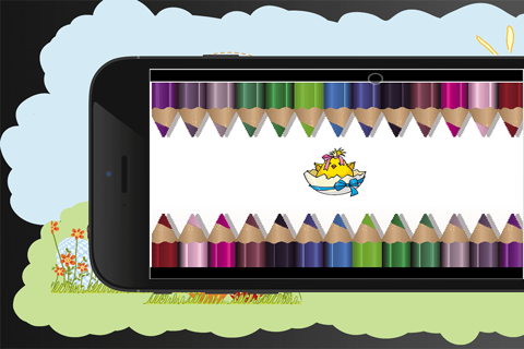 easter coloring book - my game free for children with eggs, happy a rabbits, chickens and chicks - colouring kids For iPhone and iPad screenshot 4