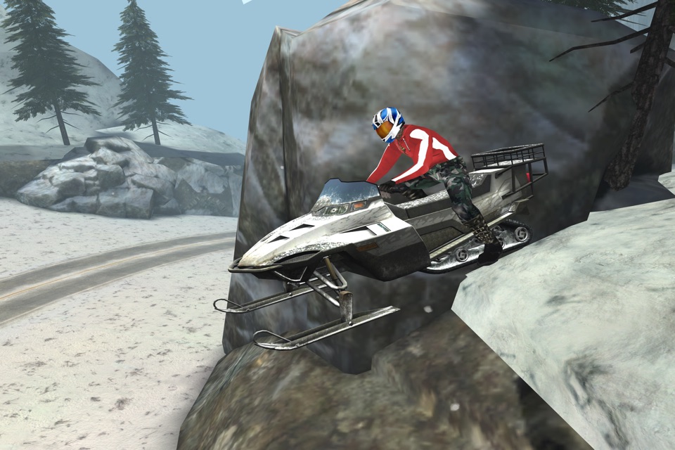 Arctic Snowmobile Racing - 3D eXtreme Winter Ice Trails Driving Edition Free screenshot 3