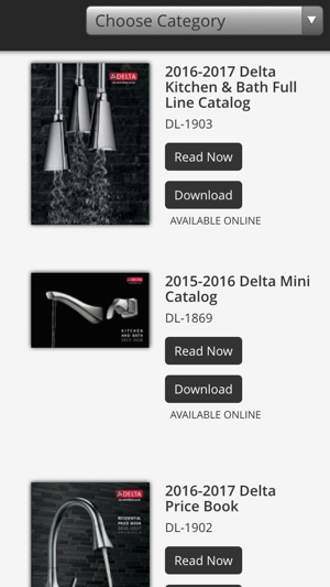 Delta Faucet Catalogs