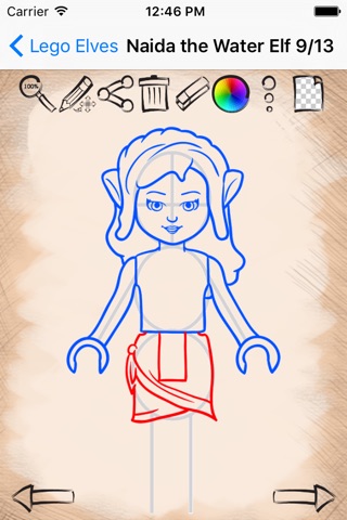 Draw And Paint Lego Elves Characters Edition screenshot 3