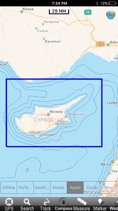 Cyprus HD - GPS Map N... screenshot1