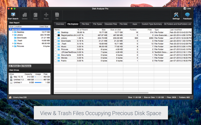 ‎Disk Analyzer Pro Screenshot