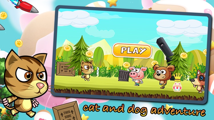 cat and dog go - animal run game adventure for kids