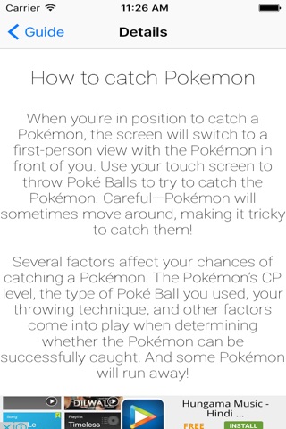 Guide for Pokemon Go. screenshot 3