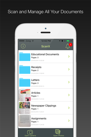 ScanX - PDF Document Scanner With OCR - náhled