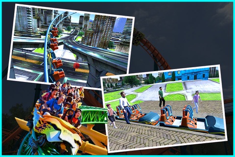 Crazy Roller Coaster Riding 3d screenshot 2