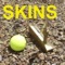 GOLF SKINS II is a cell phone compatable version that calculates the SKINS won in a golf round with up to 25 players with up to 3 possible flights