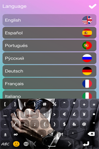 Keyboard Glam for iPhone – Customize Keyboards Skins with Cool Font.s and Color.ful Themes screenshot 4