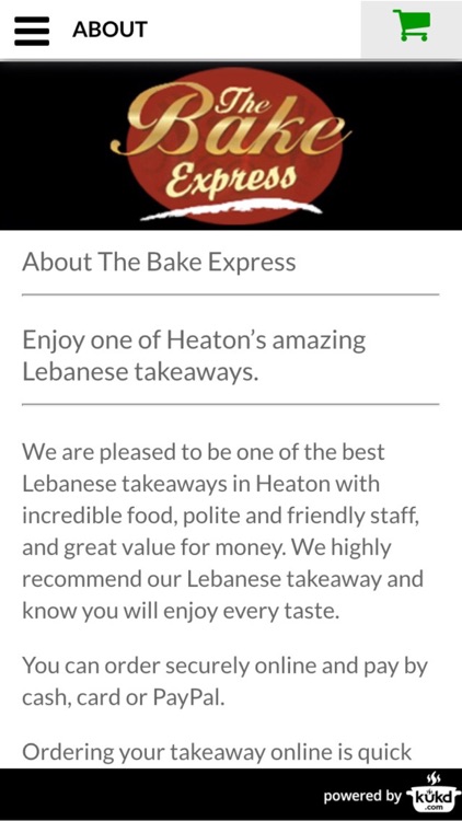 The Bake Express Indian Takeaway screenshot-3