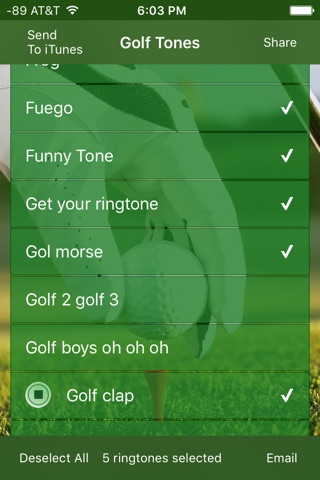 Best Golf Ringtones in the World screenshot 3