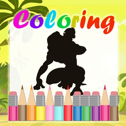 Tarzan Jungle Coloring for Kids Game iOS App