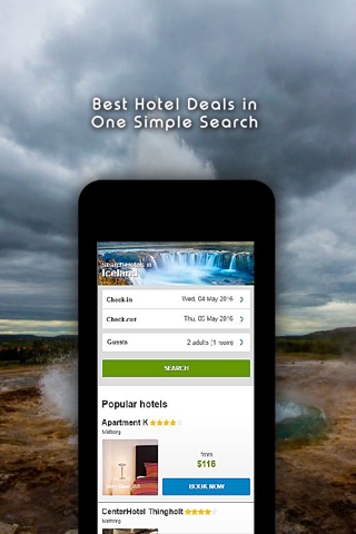 Iceland Hotel Search, Compare Deals & Book With Discount screenshot 2