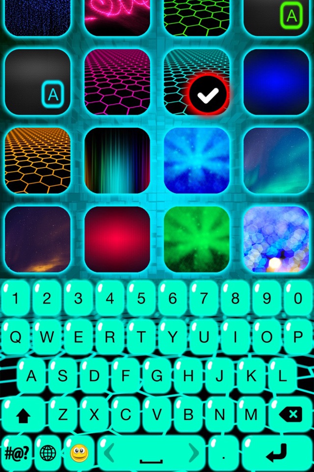 Glow Neon Colors Keyboard – Download Colorful Theme.s and Backgrounds for iPhone screenshot 4